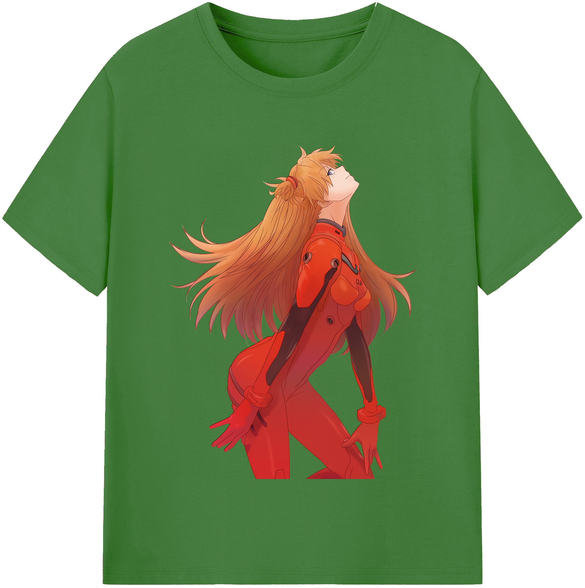 （画像用） EVA 新世紀エヴァンゲリオン レディースカジュアルプリントTシャツ（綿100％）